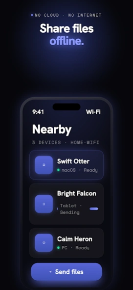 Feem app interface